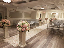 Load image into Gallery viewer, Aisle Runner- Polyester w/ Adhesive Strip, White