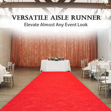 Load image into Gallery viewer, Supply Flora 50FT x 3FT Red Aisle Runner