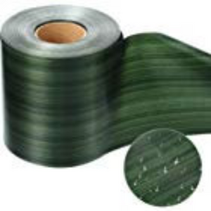 Ti Leaf Pattern 4" Poly Satin Waterproof Ribbon, 50 Yard Roll