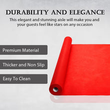 Load image into Gallery viewer, Supply Flora 50FT x 3FT Red Aisle Runner