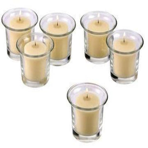Oyster Glass Votive Candle, Pack of 72