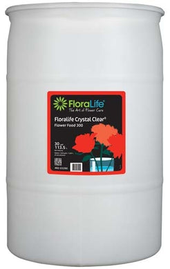 Floralife CRYSTAL CLEAR Flower Food 300 Liquid, 30 gal