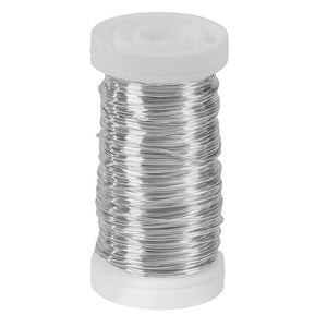 OASIS Metallic Wire, Silver 24ga x 164 ft. roll