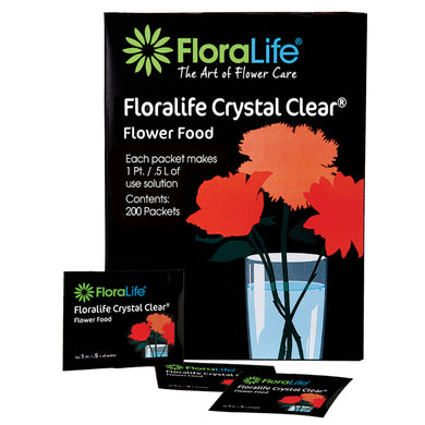 Floralife CRYSTAL CLEAR Flower Food 300, 1pt/.5L packet, Bonus Pack