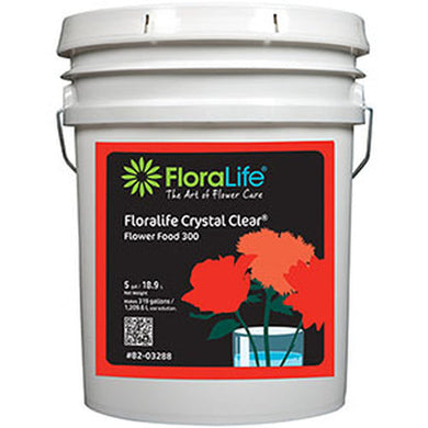 Floralife CRYSTAL CLEAR Flower Food 300 Liquid, 5 gal