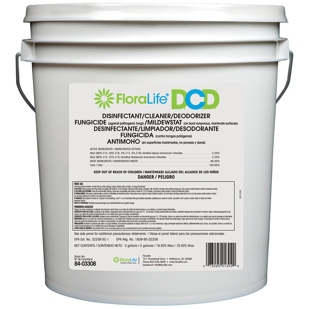 Floralife D.C.D. Cleaner, 5 gal