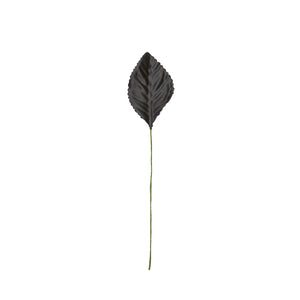 Atlantic Never Wilt™ Corsage Leaf, Black 2-1/4"