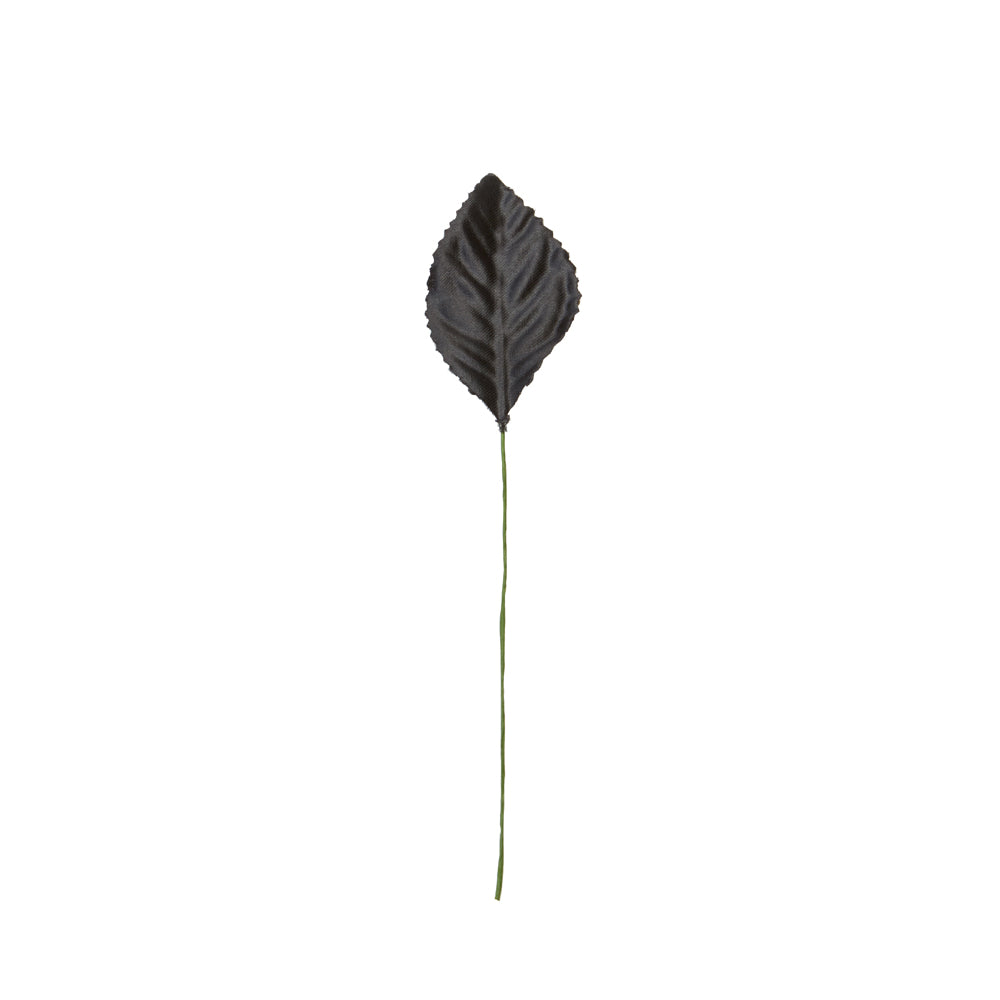 Atlantic Never Wilt™ Corsage Leaf, Black 2-1/4